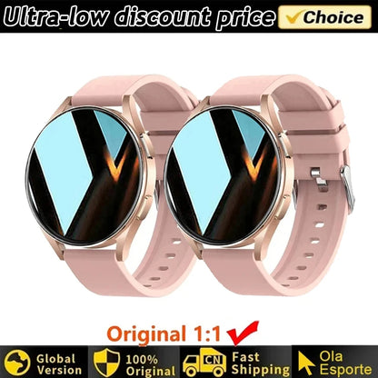 Reloj Inteligente para Mujer, Reloj con 6 Funciones de Monitoreo de Salud, Resistente al Agua, Asistente de Voz, Llamadas Bluetooth, Reloj Inteligente Deportivo Nuevo 2026 para Hombre