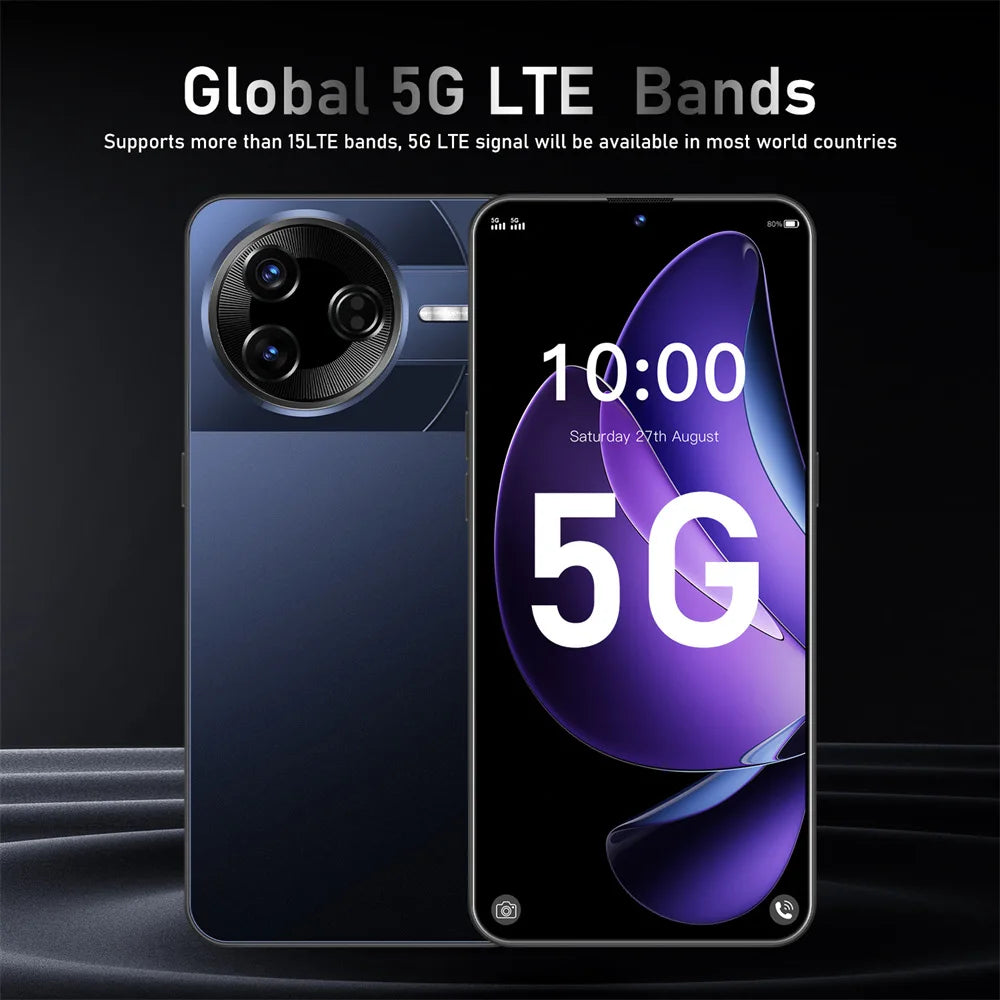 NUEVO Teléfono Celular Original F7 Ultra, Pantalla de 7.3 Pulgadas, 4G 5G, Doble SIM, Smartphone con Batería de 7800mAh, Android 15, Versión Global