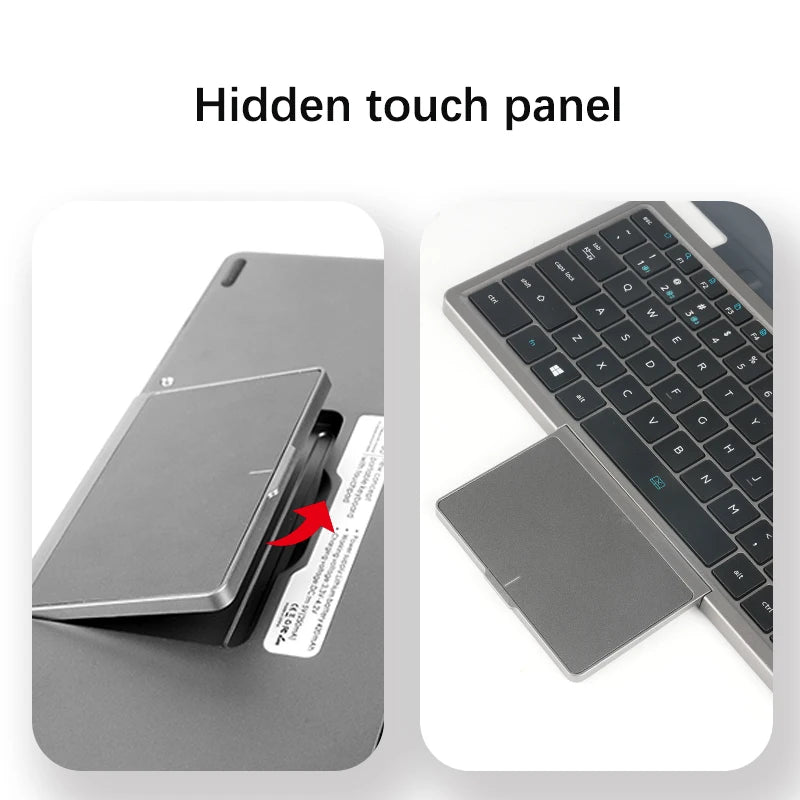 Ordenador portátil con pantalla Dual, Notebook Intel i3 1215U N100, pantalla táctil IPS de 10,95 pulgadas, Windows 11, tableta de oficina, WiFi 6, nuevo