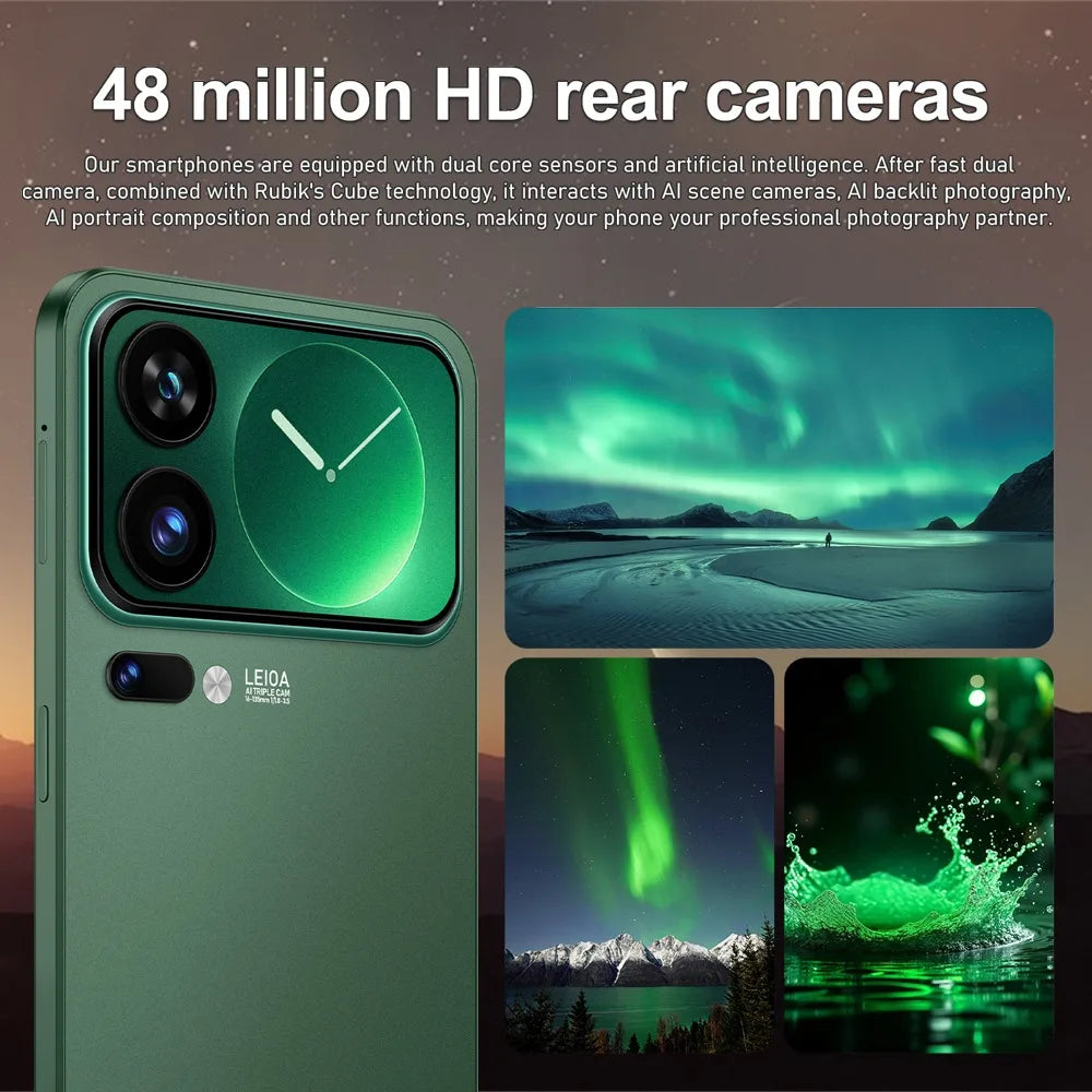 Teléfono Móvil Original HOT M17 Pro Max, Teléfono Celular 5G con Doble SIM, Pantalla HD de 7.3 Pulgadas, Versión Global Android, Batería de 7800 mAh, GPS