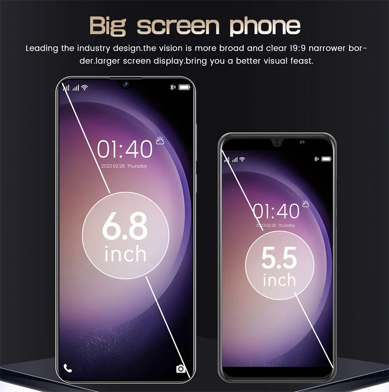 Para S24 Ultra 2026 pantalla LCD de alta calidad 7,3 pulgadas pantalla LCD para teléfono inteligente pantalla táctil teléfonos móviles pantalla AMOLED dinámica