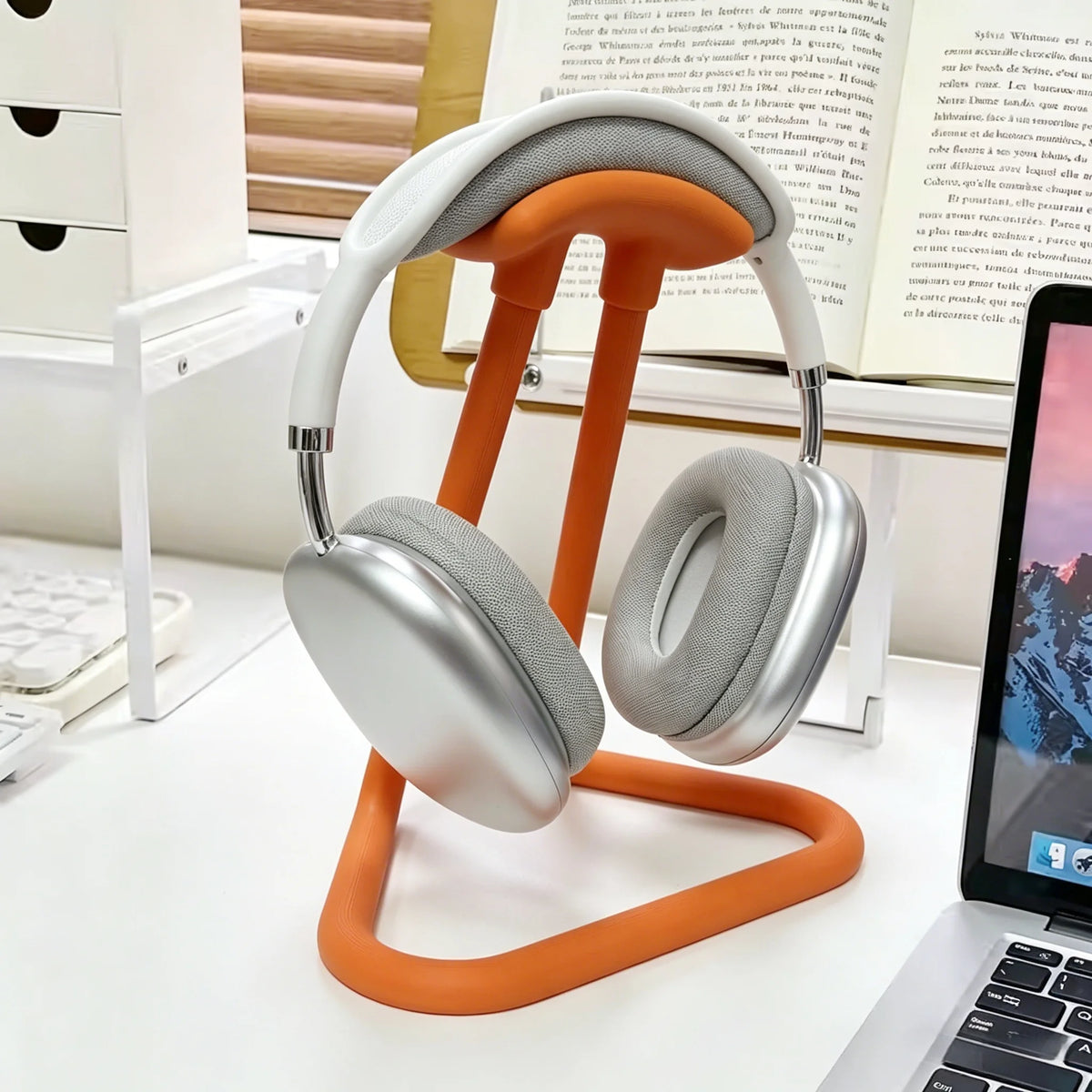 Soporte para auriculares, universal para varios auriculares, base antideslizante, duradero y resistente, ideal para almacenamiento, exhibición y protección