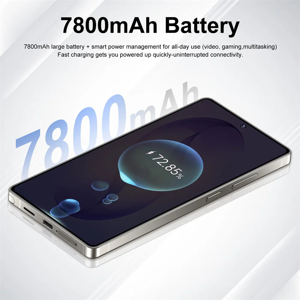 Nuevos Teléfonos Móviles S26 Ultra Smartphone Android 5G 7.3HD, 22G+2TB, 7800mAh, Desbloqueado, Doble SIM, Wifi, Versión Global
