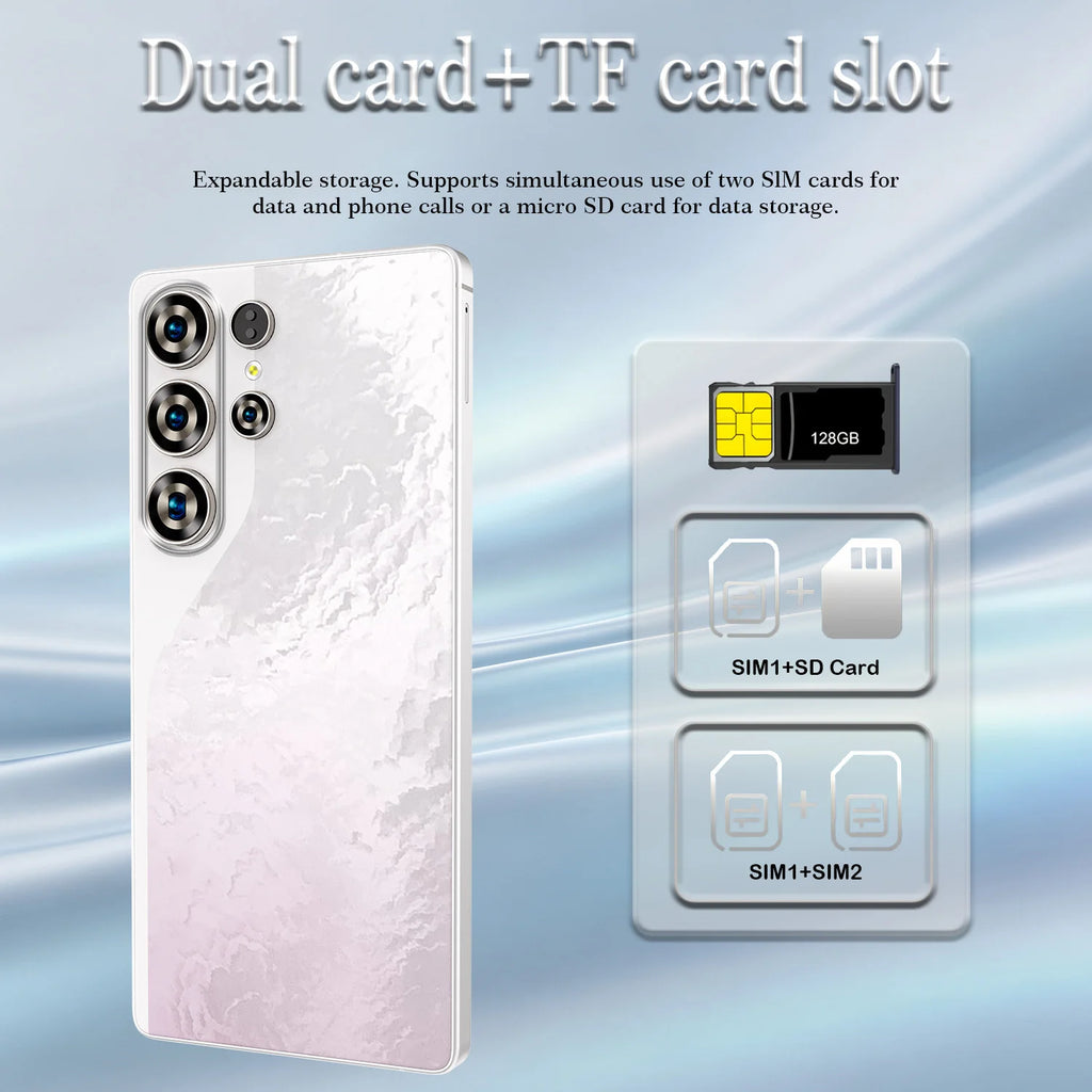 Teléfono Inteligente SURGAZE XS28 Ultra, 4G 5G Dual SIM, Sistema Android, 12GB+512GB, Versión Global, Batería de 6000mAh