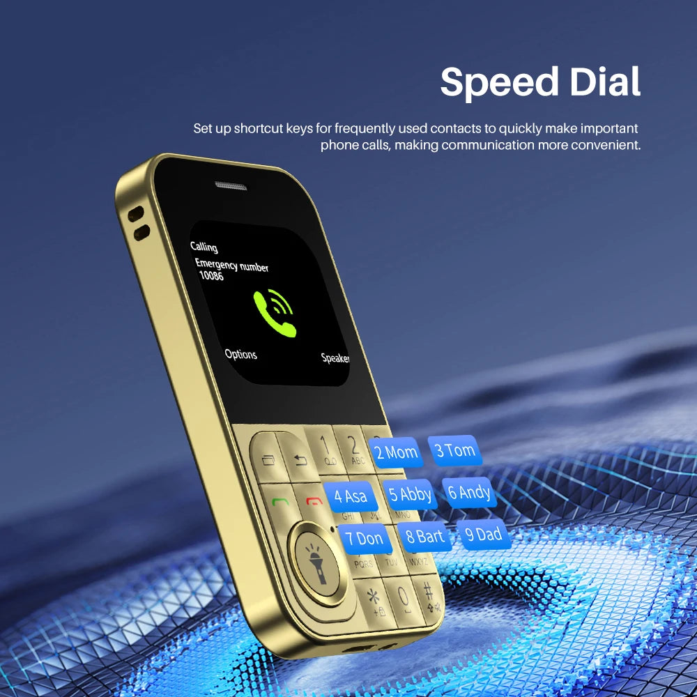 SERVO V9 pequeño teléfono móvil 2,01 pulgadas 2 tarjetas SIM voz mágica Radio FM antorcha velocidad Dial 2G GSM Mini teclado teléfono móvil MP3 MP4