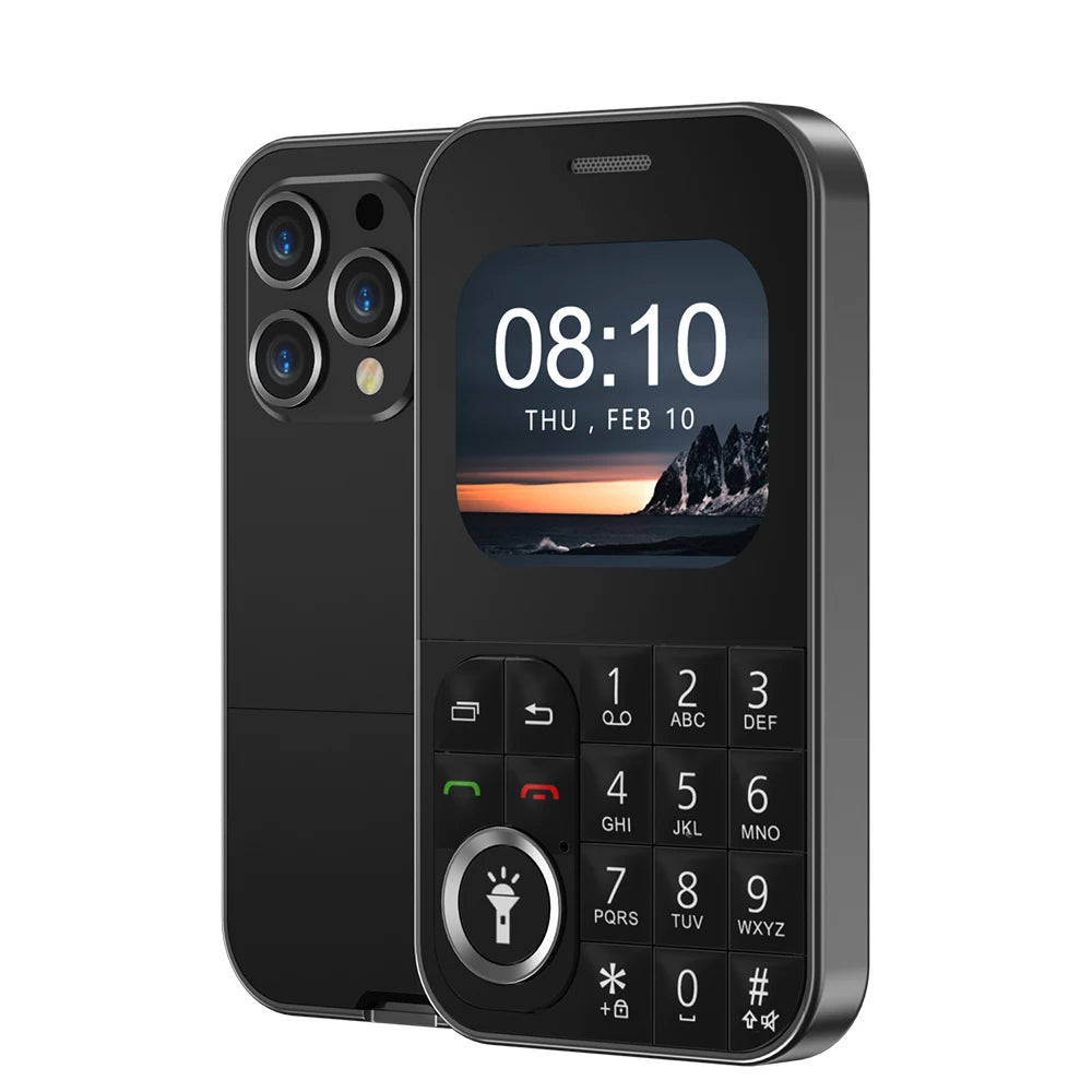 SERVO V9 pequeño teléfono móvil 2,01 pulgadas 2 tarjetas SIM voz mágica Radio FM antorcha velocidad Dial 2G GSM Mini teclado teléfono móvil MP3 MP4