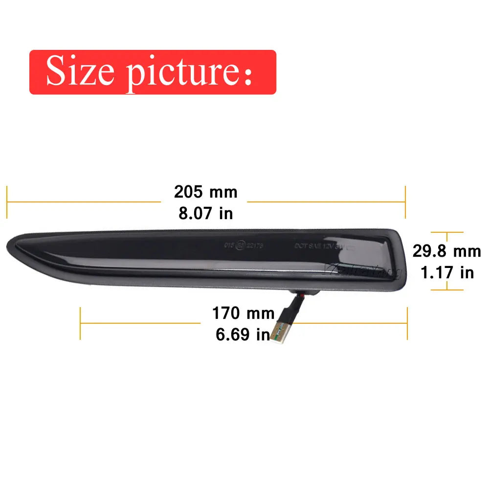 Luz intermitente LED secuencial dinámica intermitente lateral para Ford Mondeo Mk4 Hatchback Saloon Estate (BA7) 2007-2015