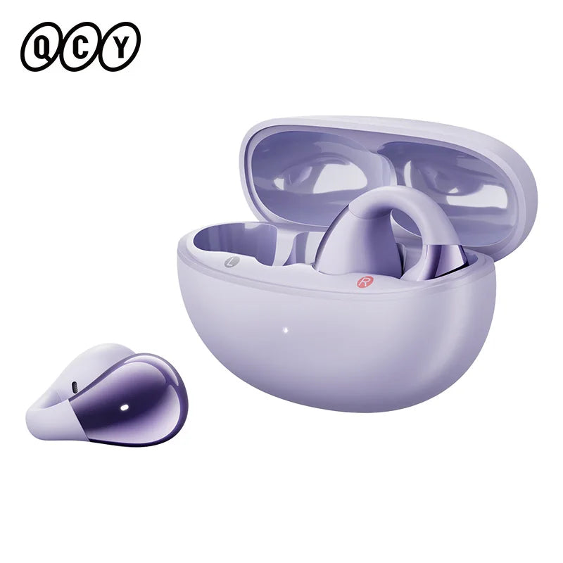 QCY Crossky C30 auriculares con Clip para la oreja Bluetooth 5,4 TWS auriculares deportivos inalámbricos Clip para la oreja abierto 25H batería IPX4 auriculares impermeables