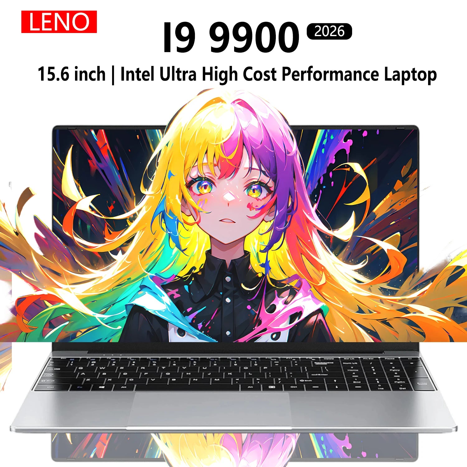 LENO 15,6 "portátil Intel Core i9 9900 32GB 2TB Windows11 ordenador para juegos PC Gamer 5000mAh Oficina Ultra delgado Notebook 1920*1080 HD