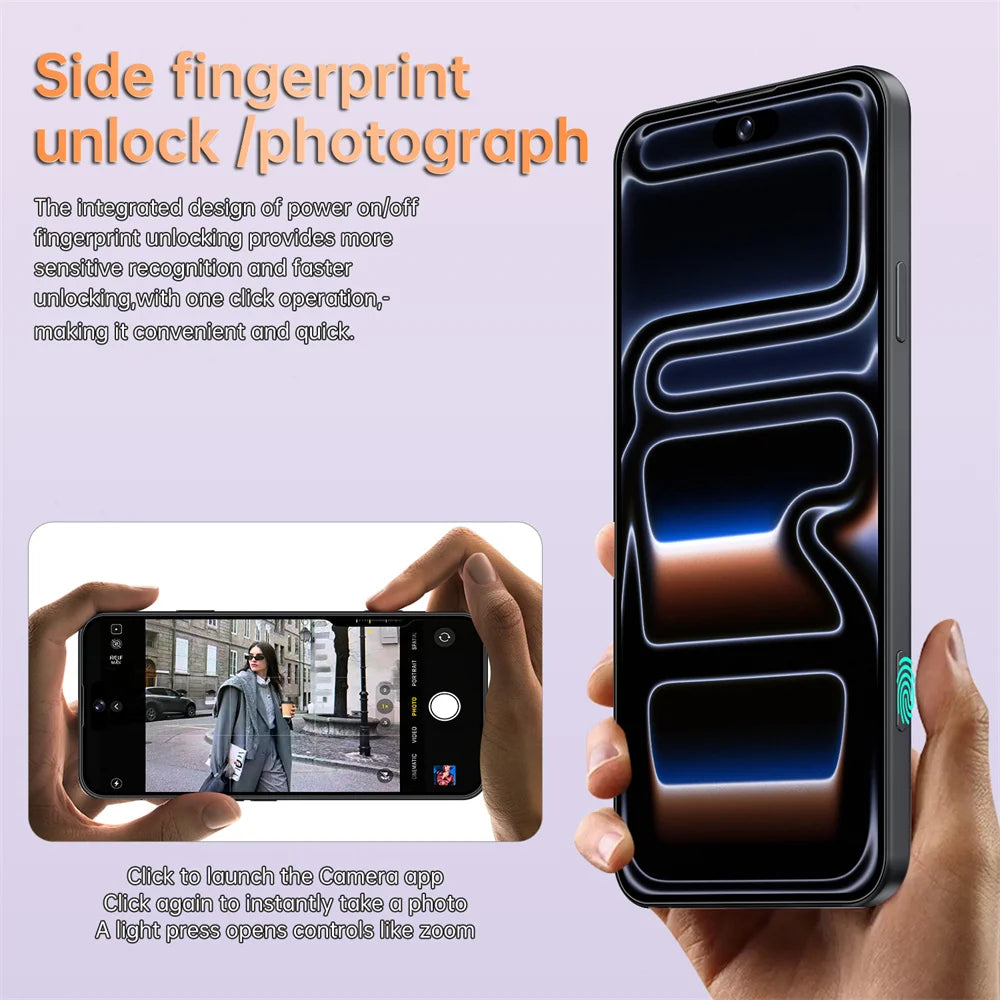 Nuevo Teléfono Inteligente 5G con IA para 17 Pro Max 7.3HD 22G+2TB, Teléfonos Móviles Android con Doble SIM, 7800mAh, Desbloqueado, Versión Global