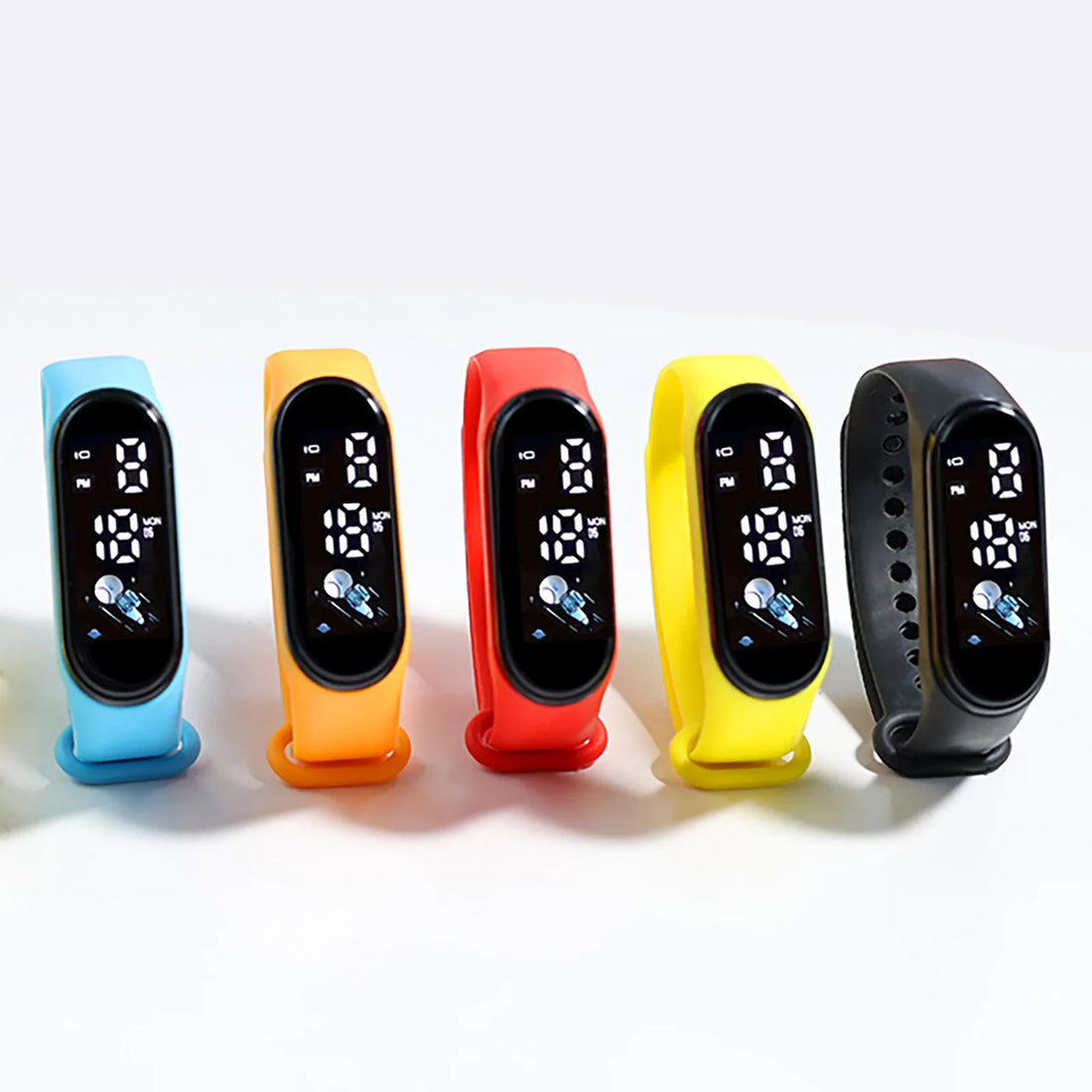 Reloj inteligente Kawaii para niños, relojes digitales para niños, relojes deportivos impermeables para niños, relojes para niños y niñas, reloj de silicona