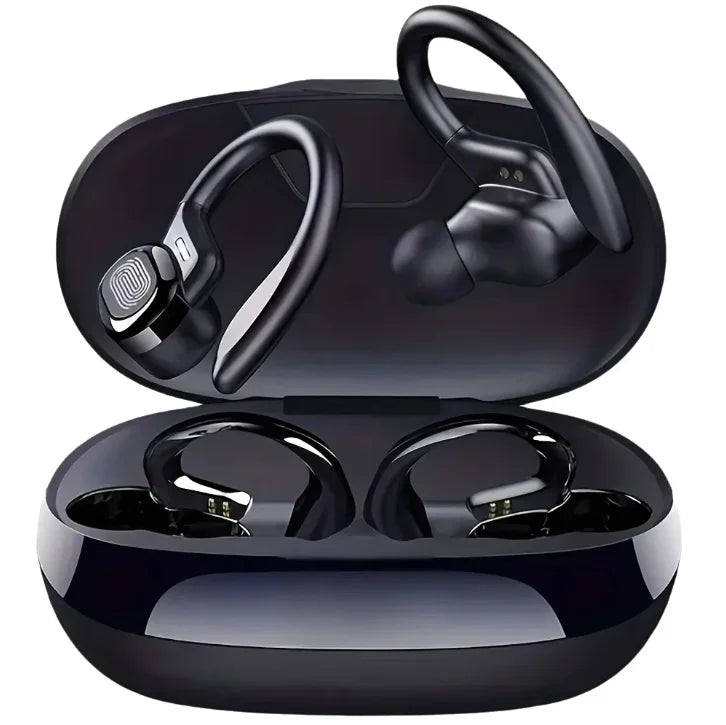 Auriculares deportivos inalámbricos SP16 Series BT con gancho para la oreja, auriculares internos para correr, para fitness y estilo de vida activo.