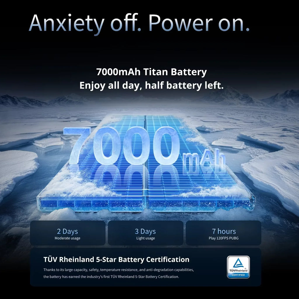 Versión EU del teléfono inteligente realme GT 7T 5G con Dimensity 8400-MAX, pantalla de 6.8 pulgadas y 120Hz, batería de 7000mAh con carga SUPERVOOC de 120W, cámara de 50MP