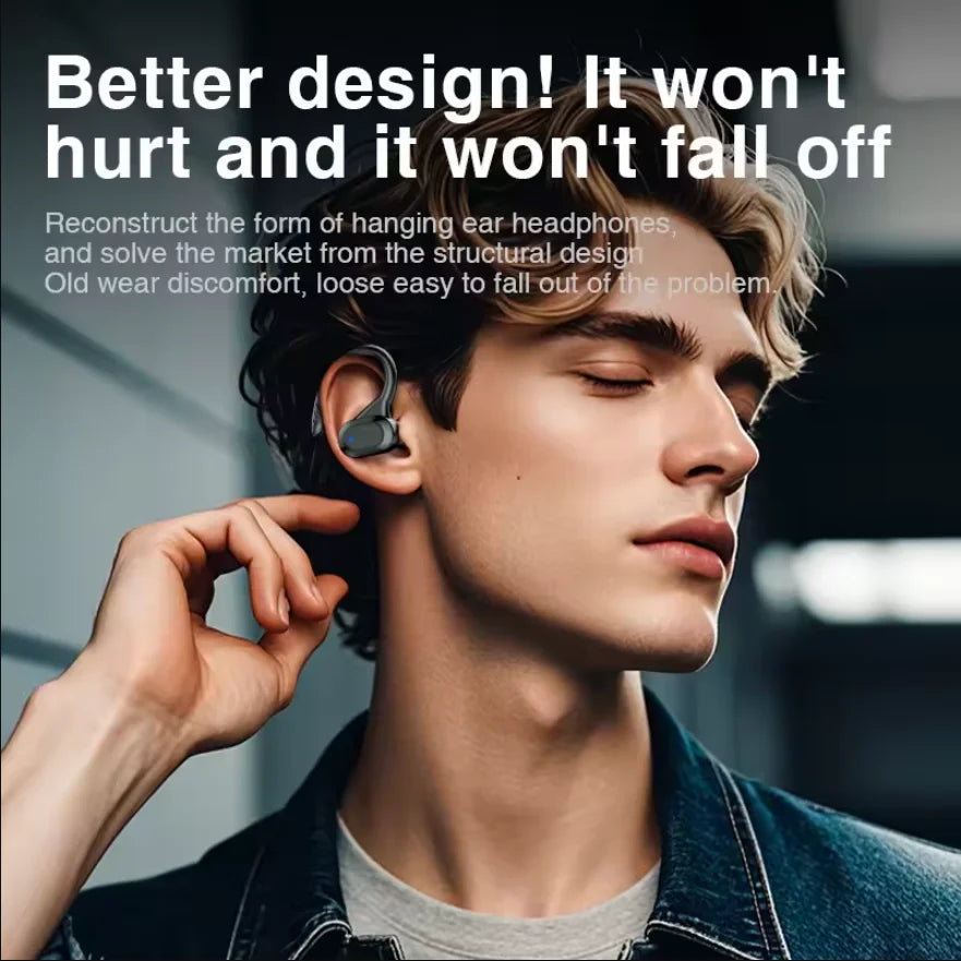 Auriculares deportivos inalámbricos SP16 Series BT con gancho para la oreja, auriculares internos para correr, para fitness y estilo de vida activo.