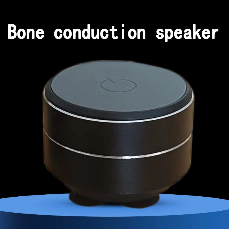 Altavoz Inalámbrico de Conducción Ósea - Montaje con Ventosa, Sonido Hi-Fi TWS con Bajos Mejorados, Lazo de Sujeción, Funciones de Resonancia, Audio Dinámico