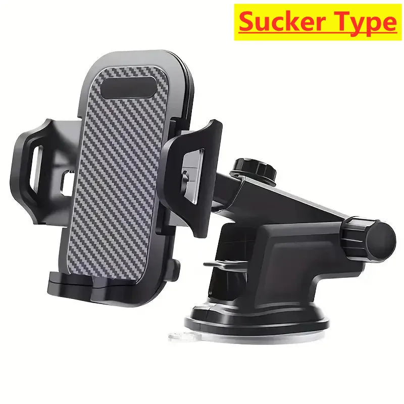 Universal Car Phone Holder: Secure Dashboard Mount for iPhone, Samsung, and More - Perfect for Hands-Free Navigation