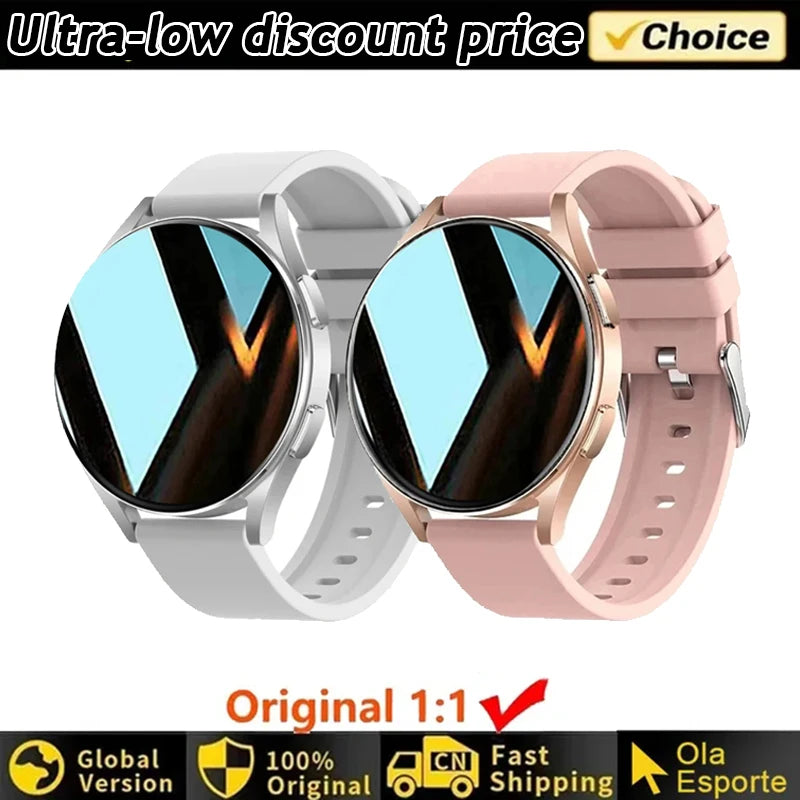 Reloj Inteligente para Mujer, Reloj con 6 Funciones de Monitoreo de Salud, Resistente al Agua, Asistente de Voz, Llamadas Bluetooth, Reloj Inteligente Deportivo Nuevo 2026 para Hombre