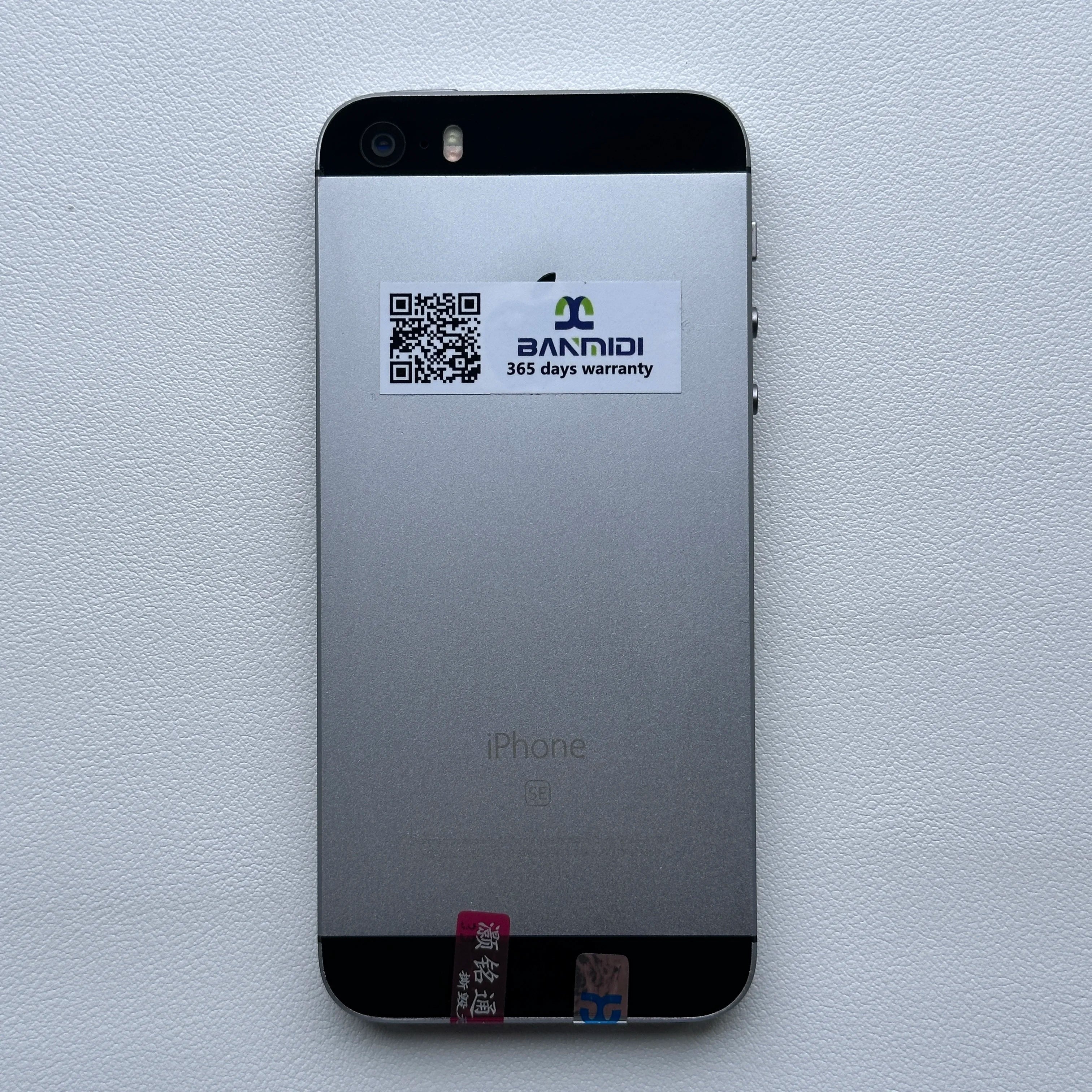 100% teléfono móvil iPhone SE Original 16/32/64/128GB ROM 2GB RAM 4,0 "iOS A9 Touch ID 12MP teléfono inteligente de doble núcleo desbloqueado