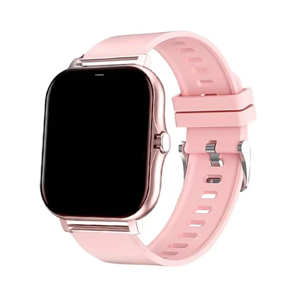 LAXASFIT 2025 nuevo reloj inteligente para hombres y mujeres regalo pantalla completamente táctil reloj deportivo Fitness Bluetooth llamada reloj inteligente Digital