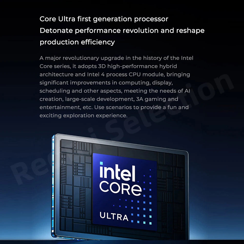 Xiaomi RedmiBook Pro 14 portátil Ultra 5-125H/Ultra 7-155H ARC gráficos 32GB DDR5 1T SSD 14 pulgadas 2,8 K 120Hz pantalla Notebook PC