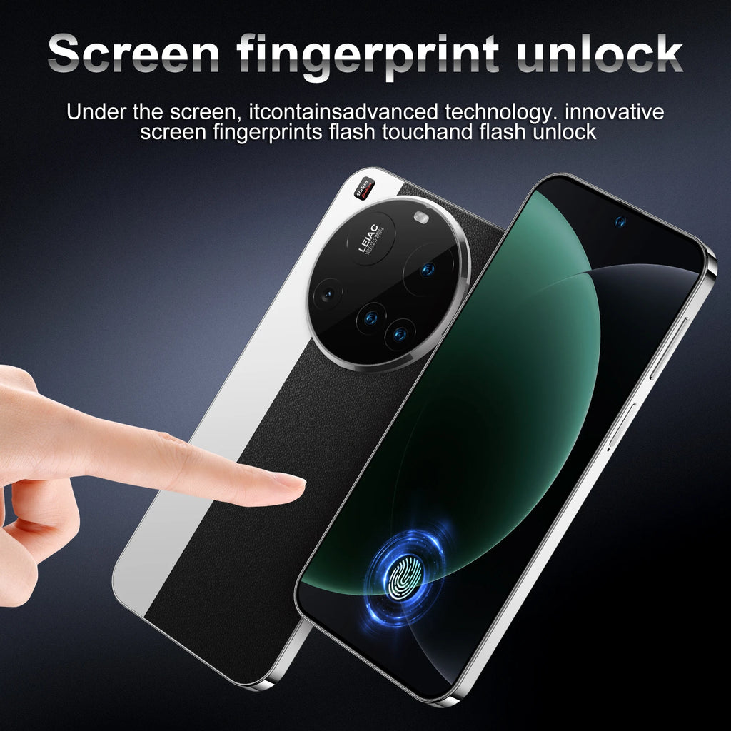 Teléfono inteligente SURGAZE NEW M15 Ultra de 6.6 pulgadas, inteligente, 4G 5G, doble tarjeta, doble modo de espera, sistema Android, 12GB+512GB, versión global