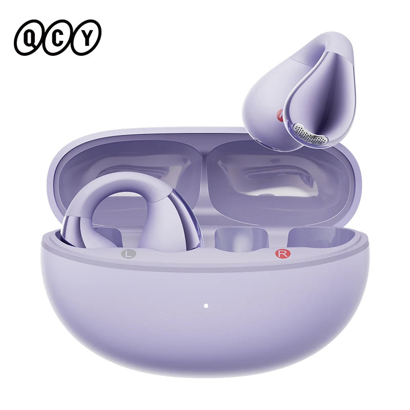 QCY Crossky C30 auriculares con Clip para la oreja Bluetooth 5,4 TWS auriculares deportivos inalámbricos Clip para la oreja abierto 25H batería IPX4 auriculares impermeables