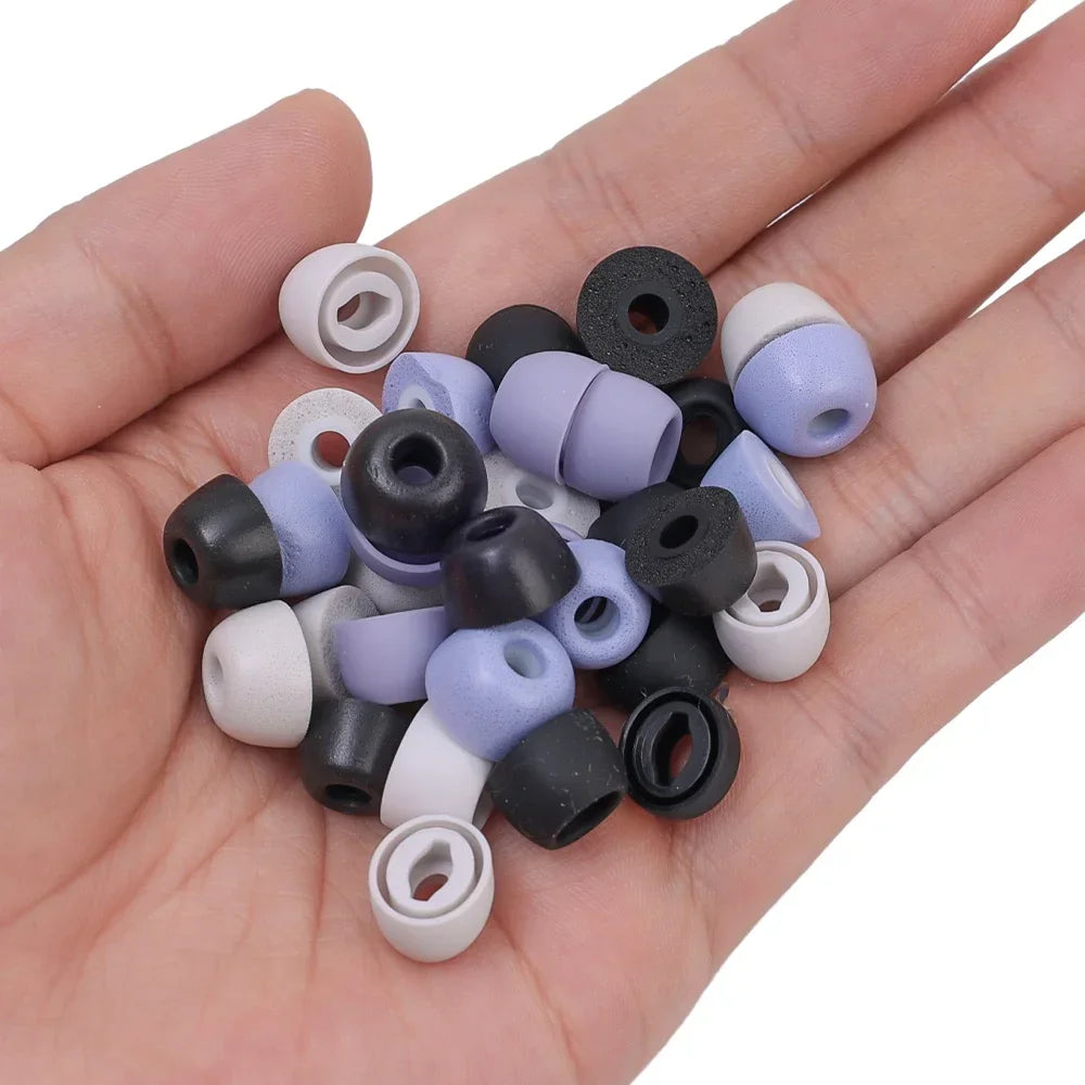 Almohadillas para los oídos Samsung Galaxy Buds 2 Pro, puntas de espuma viscoelástica, repuesto antideslizante, tapones para los oídos, tapas, accesorios L