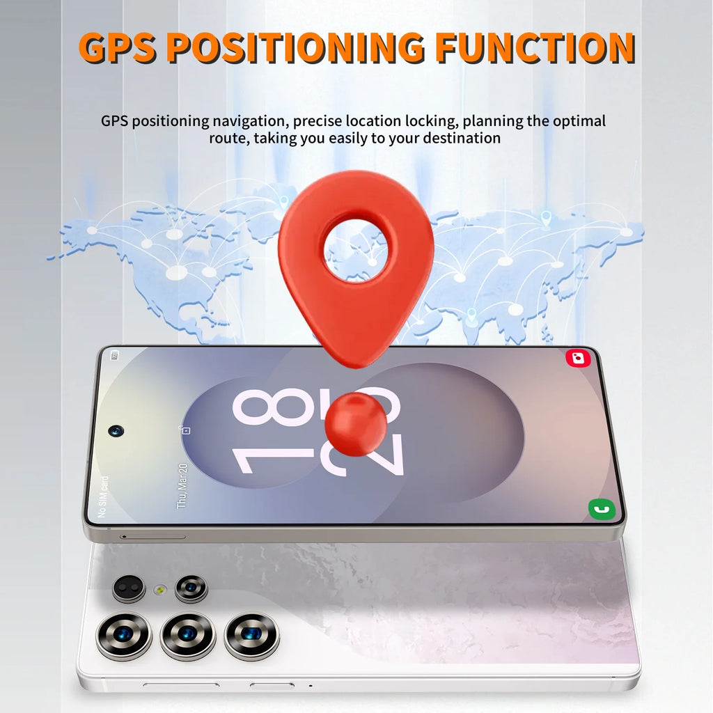Teléfono inteligente SURGAZE S26 Pro, 4G 5G, doble tarjeta SIM, doble modo de espera, sistema Android, 12GB+512GB, versión global, batería de 6000mAh