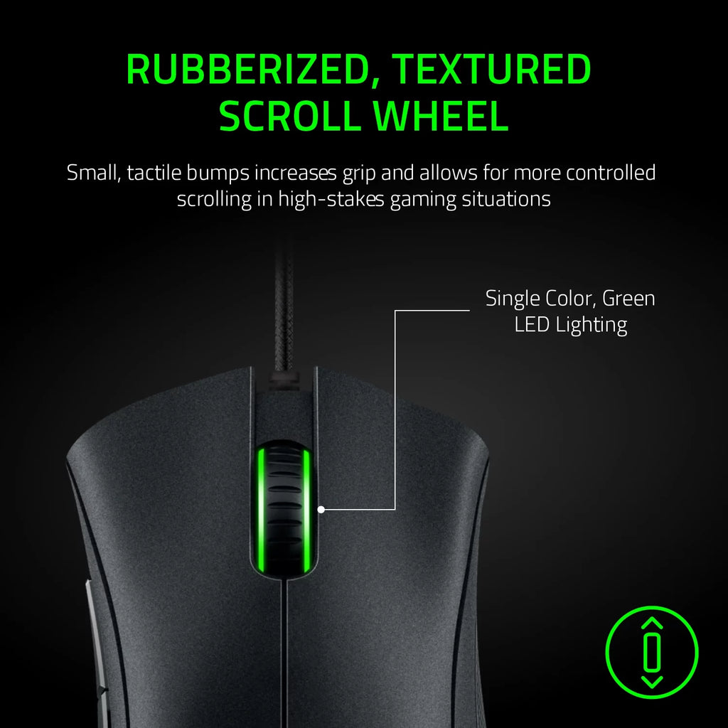 Unleash Your Gaming Potential with the DEATHADDER ESSENTIAL - Ergonomic Wired Gaming Mouse in Sleek Black